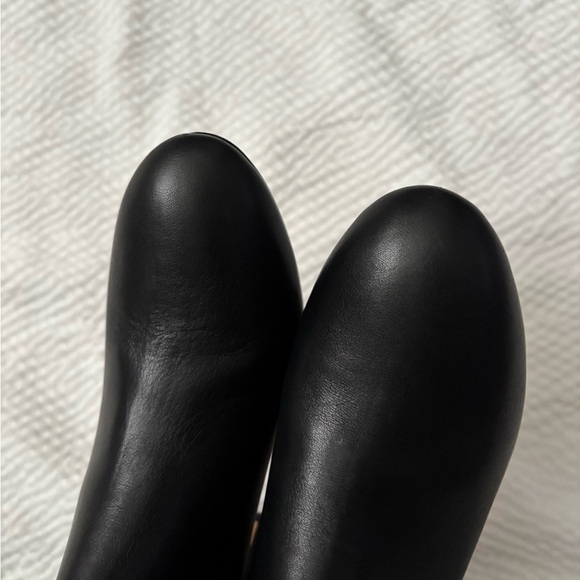 Ann Taylor Leather Knee High Kitten Block Heel Boots - Picture 7 of 15